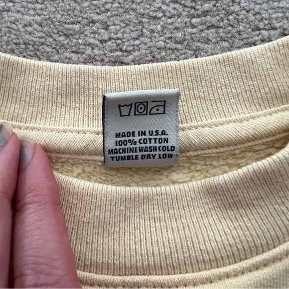 NWT Sporty & Rich Wellness Print Crewneck Sweater XS - Picture 4 of 15